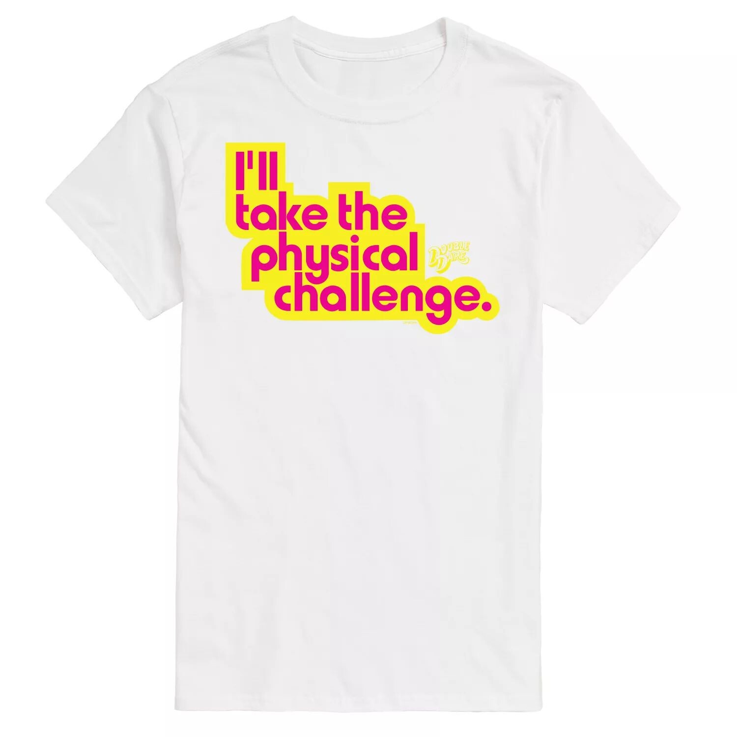 

Футболка с рисунком Big & Tall Double Dare Challenge License, белый