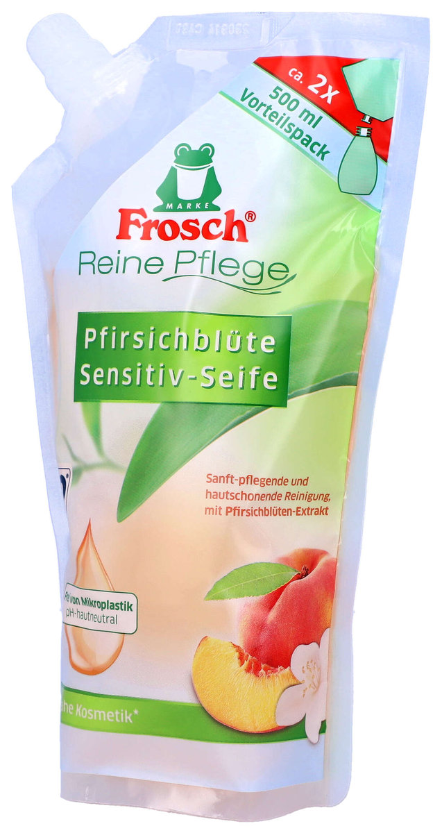 

Frosch, жидкое мыло, персик, 500 мл