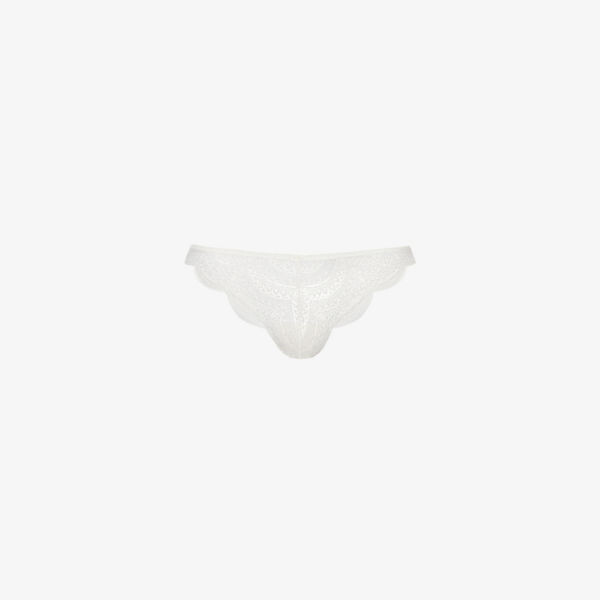 

Трусики karma из эластичного кружева со средней посадкой Simone Perele, белый