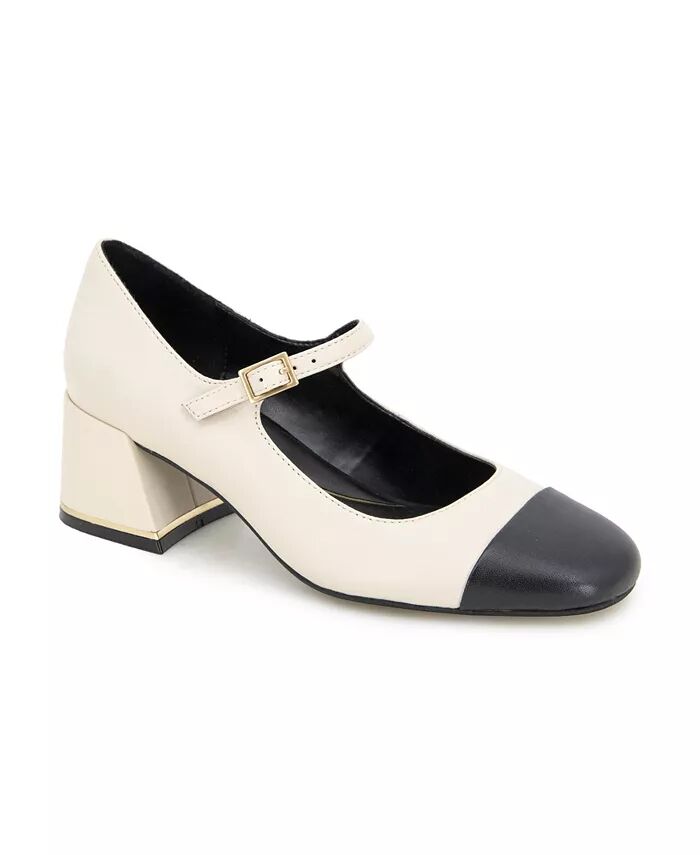 Женские туфли-лодочки Мэри Джейн на блочном каблуке Alec Kenneth Cole New York, мультиколор