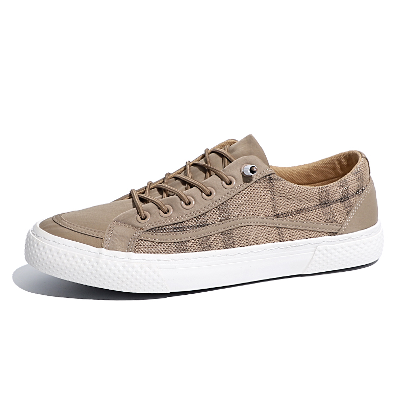 

Baoda Мужские низкие скейтерские кеды цвета хаки, цвет Khaki