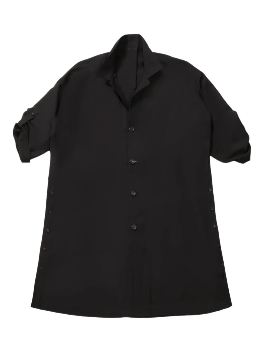 

Однобортное пальто Yohji Yamamoto, черный