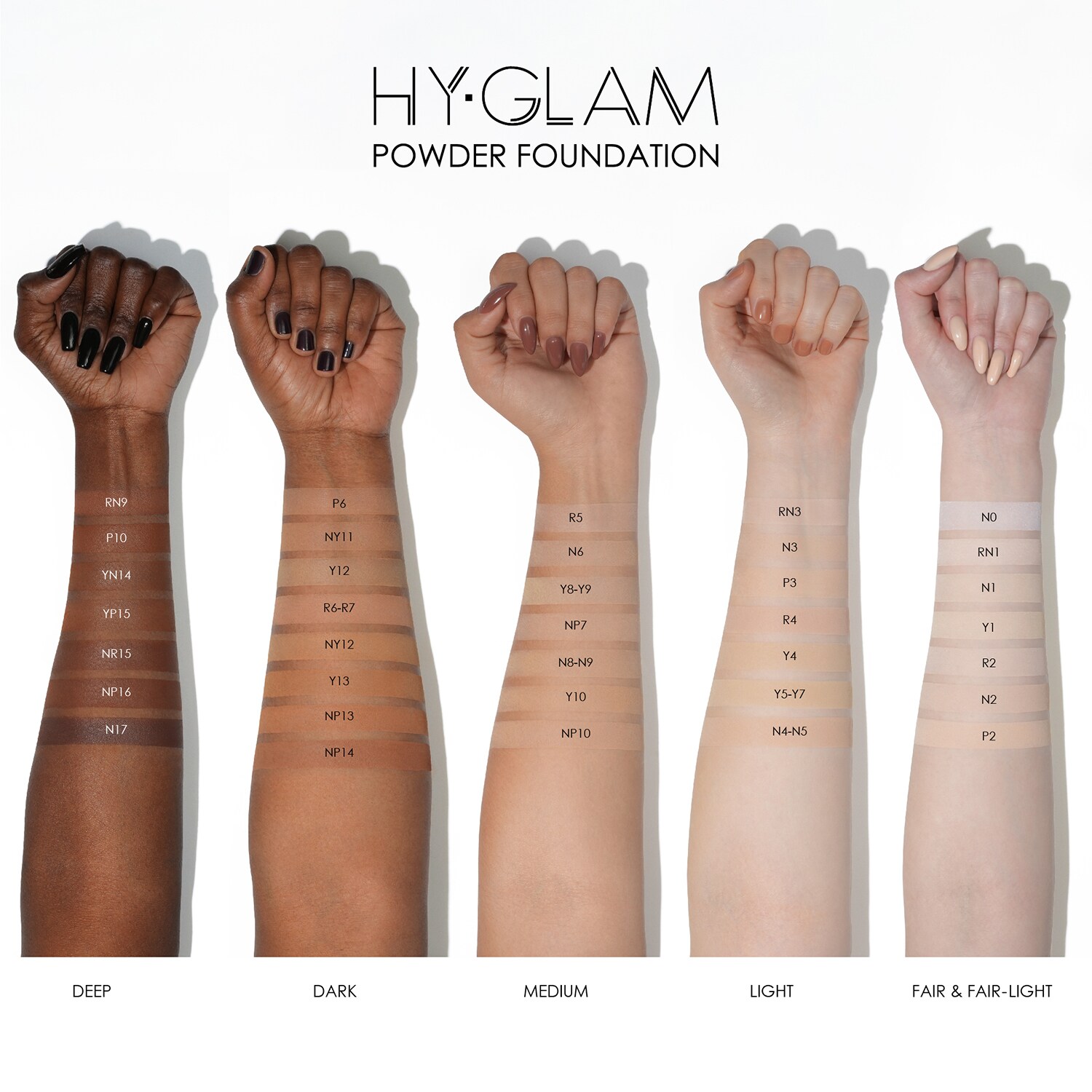 Тональная основа HY-GLAM Powder Foundation Natasha Denona, N1 (12,5 g) — фото 3