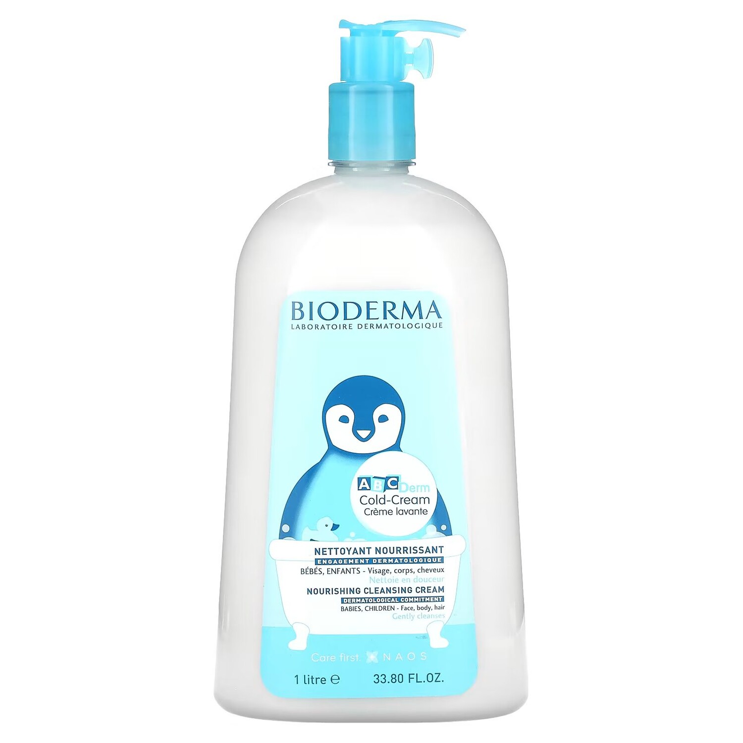 

ABC Derm, Cold-Cream, Питательный очищающий крем, 33,80 жидких унций Bioderma