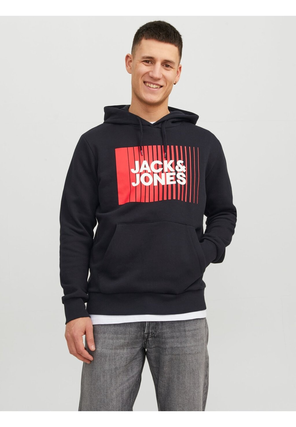 

Толстовка JJECORP LOGO PLAY NOOS Jack & Jones, черный