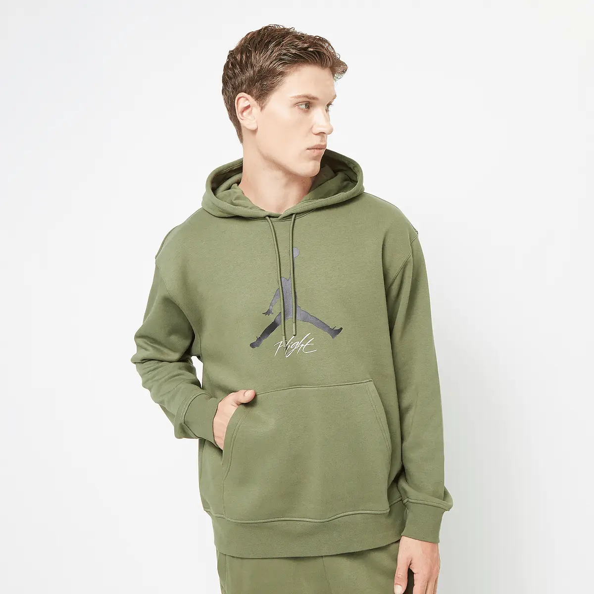 

Худи Jordan Essential Fleece Baseline, зеленый