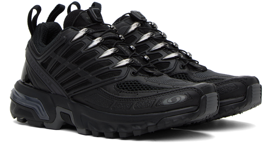 Черные кроссовки ACS Pro Salomon, Black/Black/Black — фото 4