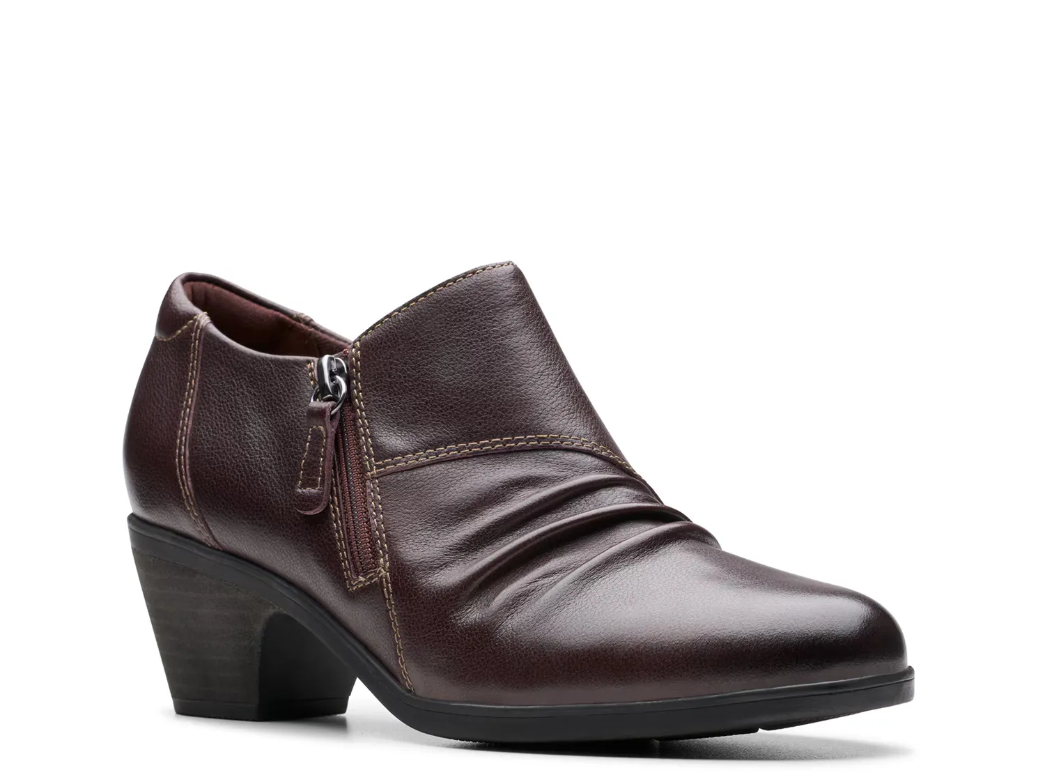 Ботильоны Emily Braley Bootie Clarks, темно-коричневый