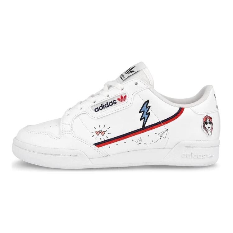 

Детские кроссовки для скейтбординга Continental GS Low-top белые/синие/красные Adidas Originals