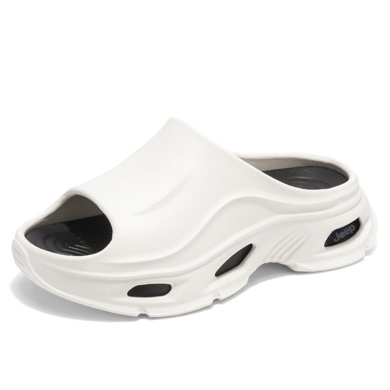 

Jeep Слайдеры мужские черно-белые, цвет White Black