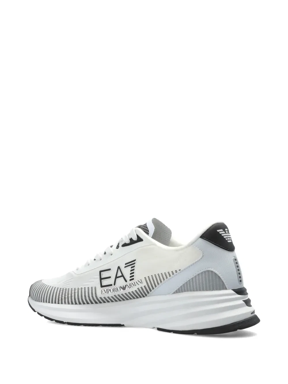 Кроссовки с логотипом Crusher Ea7 Emporio Armani, белый — фото 4