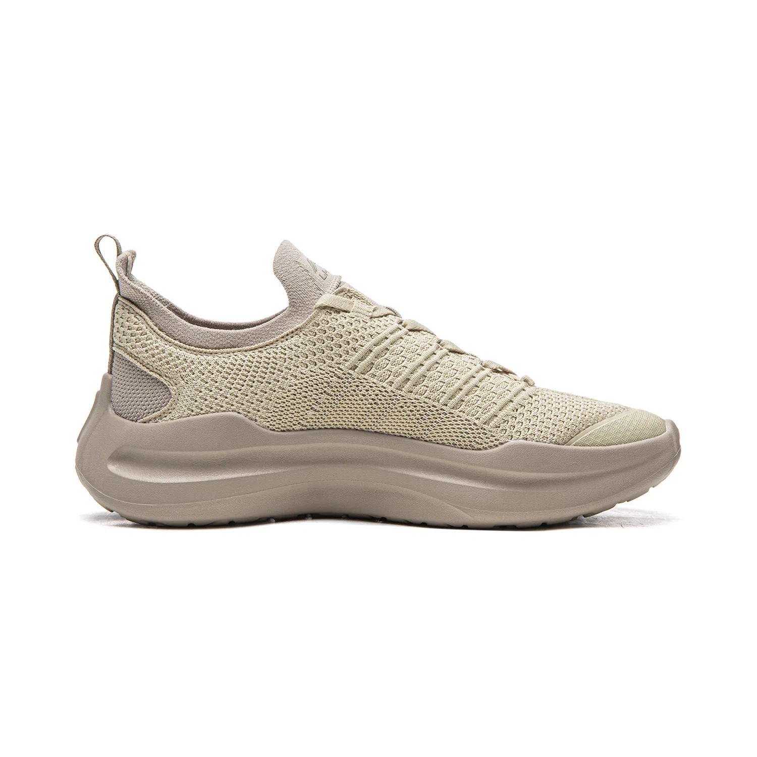 Кроссовки повседневные Cloud Wave Slip On Li-Ning коричневые — фото 3