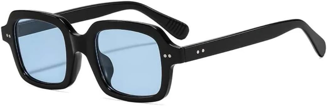 

Солнцезащитные очки с защитой от УФ-излучения UV400 | Rivet Punk, большая оправа, цветные линзы | для женщин и мужчин, для занятий спортом на открытом воздухе и вождения DSVIGF, Black-blue