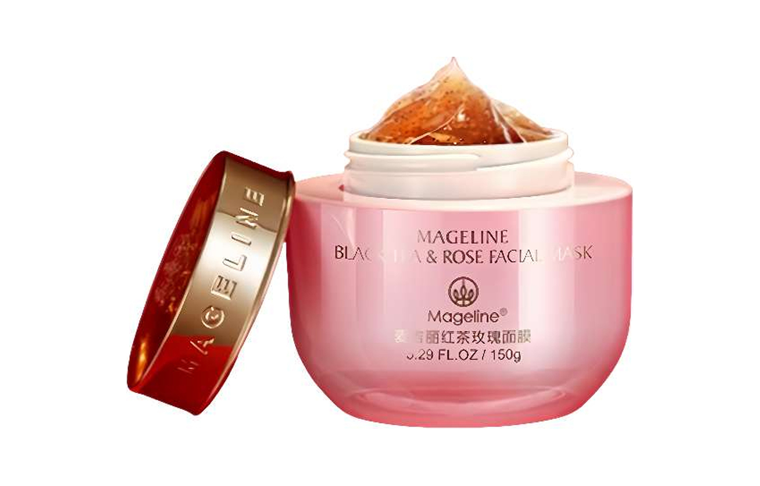 MAGELINE Маска для лица red tea rose подтягивающая увлажняющая 150g — фото 2
