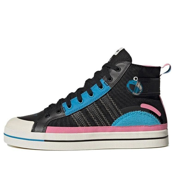 

Кроссовки neo city canvas hi ssjf x улица сезам x jf Adidas, черный