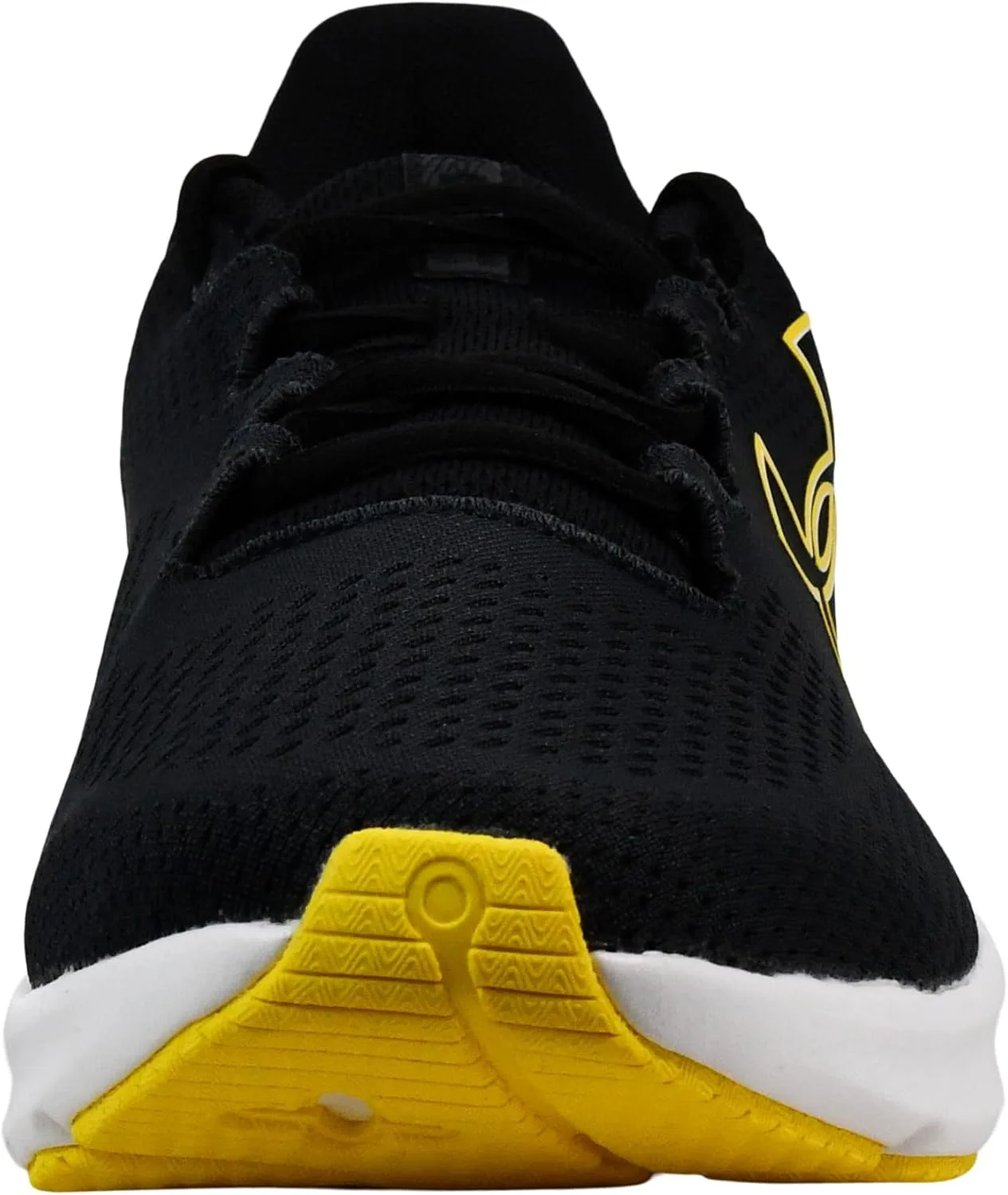 Мужские беговые кроссовки Under Armour Charged Pursuit 3 с большим логотипом, черный — фото 2