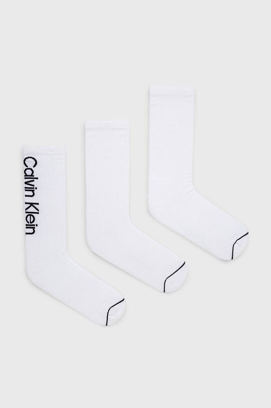 

Носки (3 пары) Calvin Klein, белый