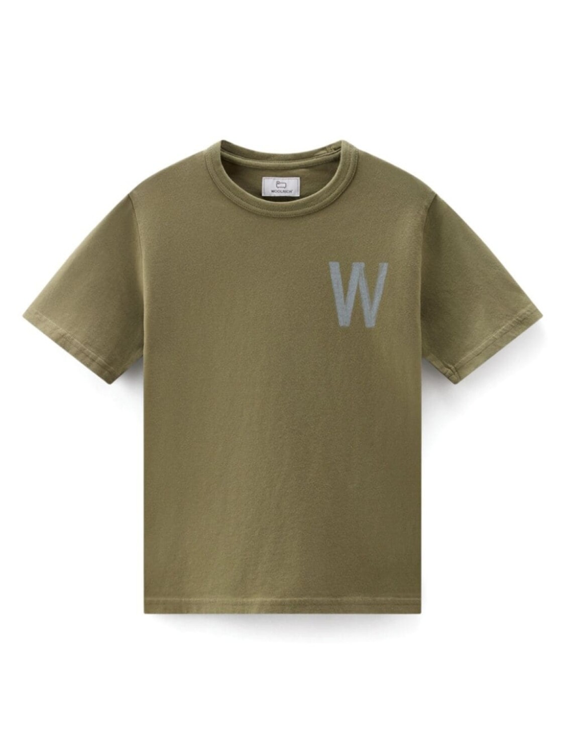 

Woolrich Kids футболка с графичным принтом, зеленый