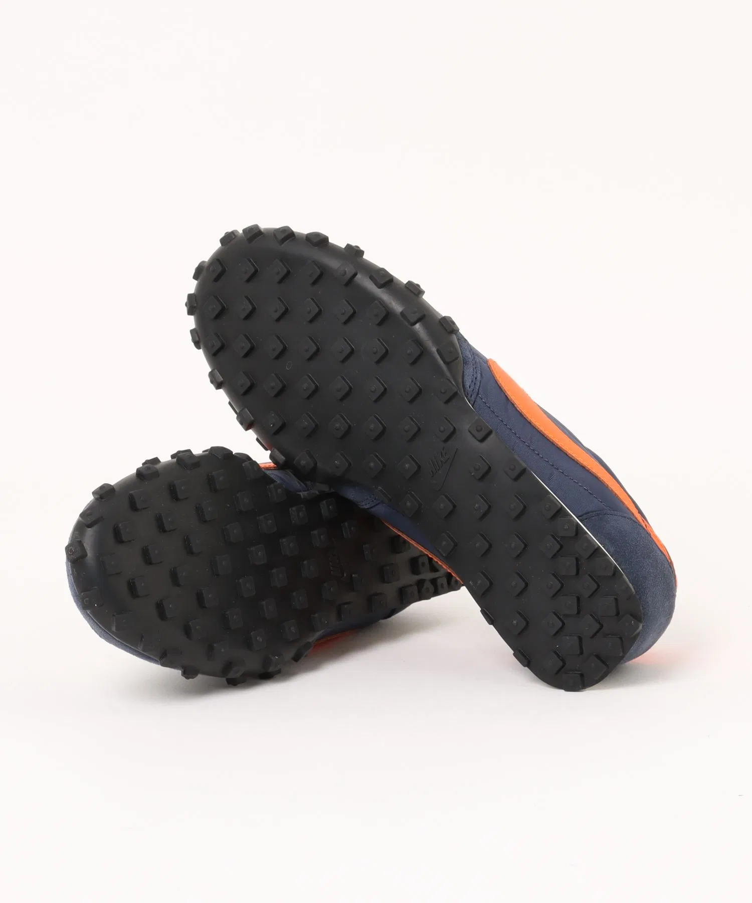 Мужские кроссовки NIKE WAFFLE RACER кожаные тёмно-синие — фото 3