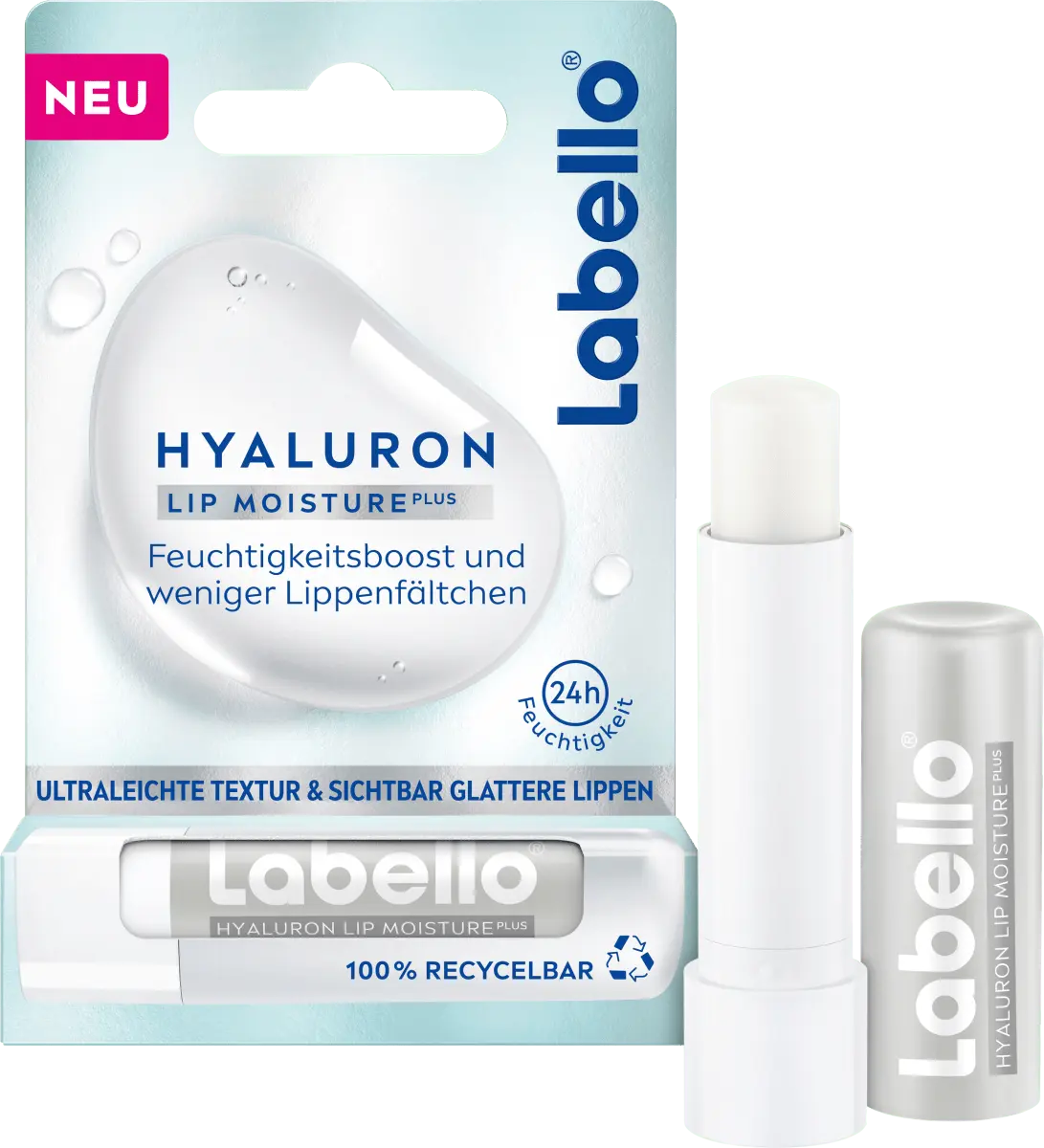 

Уход за губами Hyaluron Moisture Clear 4,8 г Labello