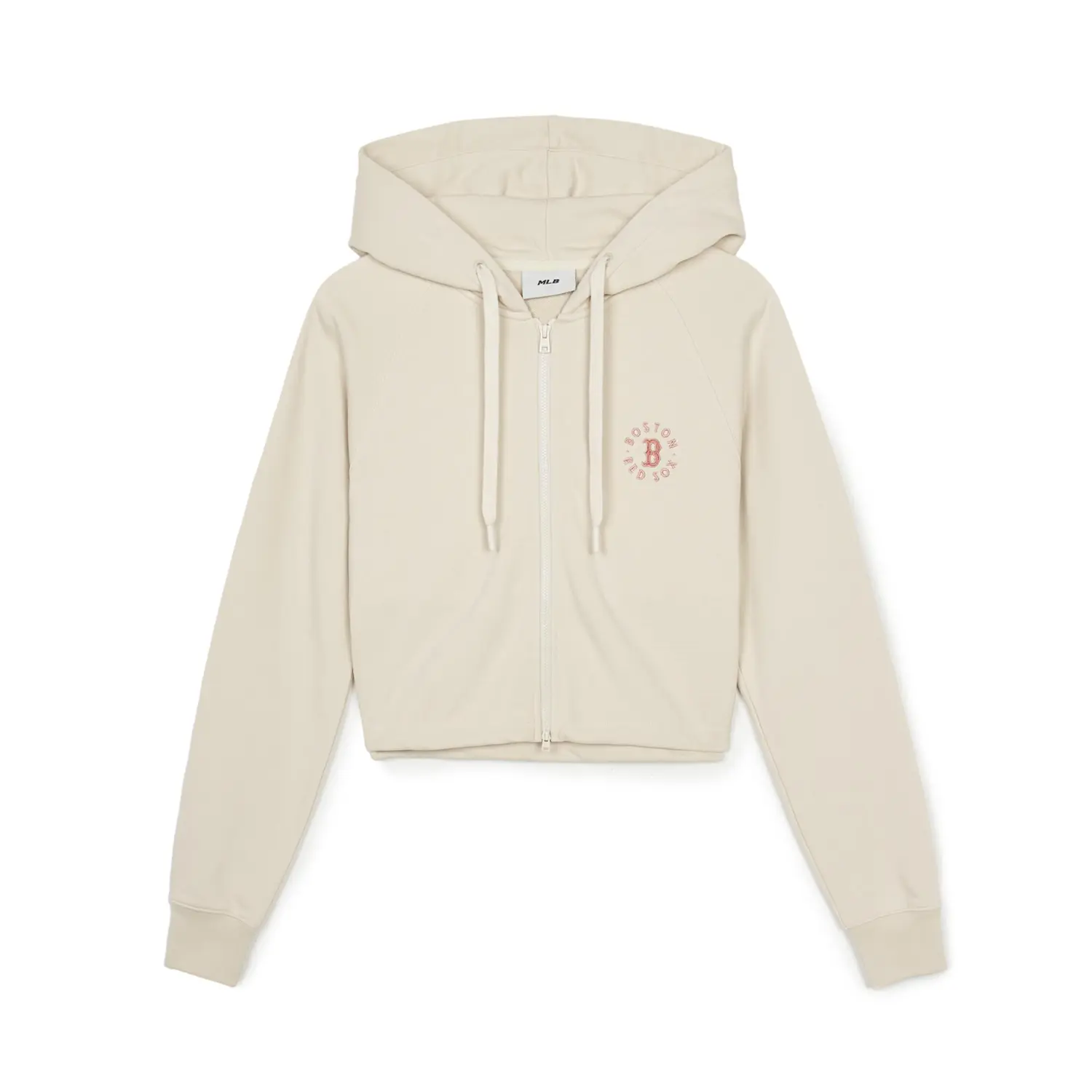 

X CIRCLE Basic Logo Бостон Ред Сокс Толстовка Женская Крем MLB