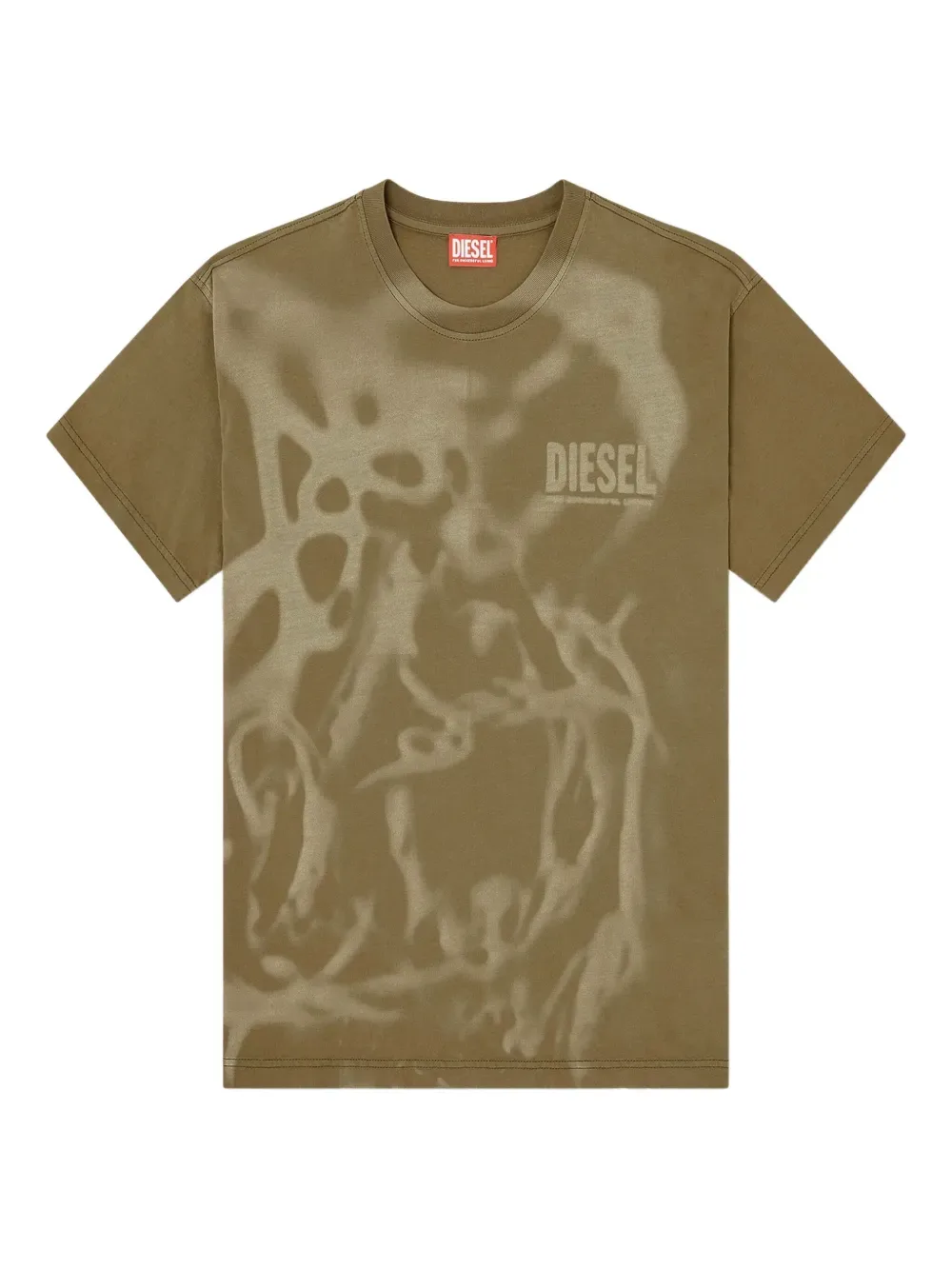 Футболка T-Norm-V7 с круглым вырезом DIESEL, бежевый