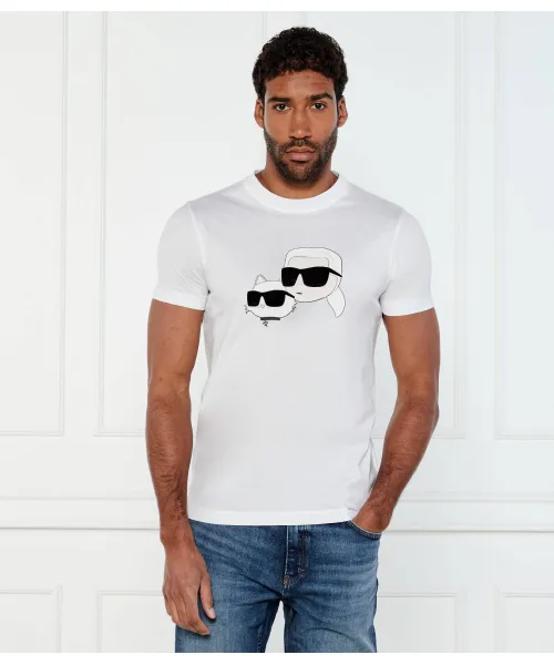 

Футболка Regular fit Karl Lagerfeld, белый