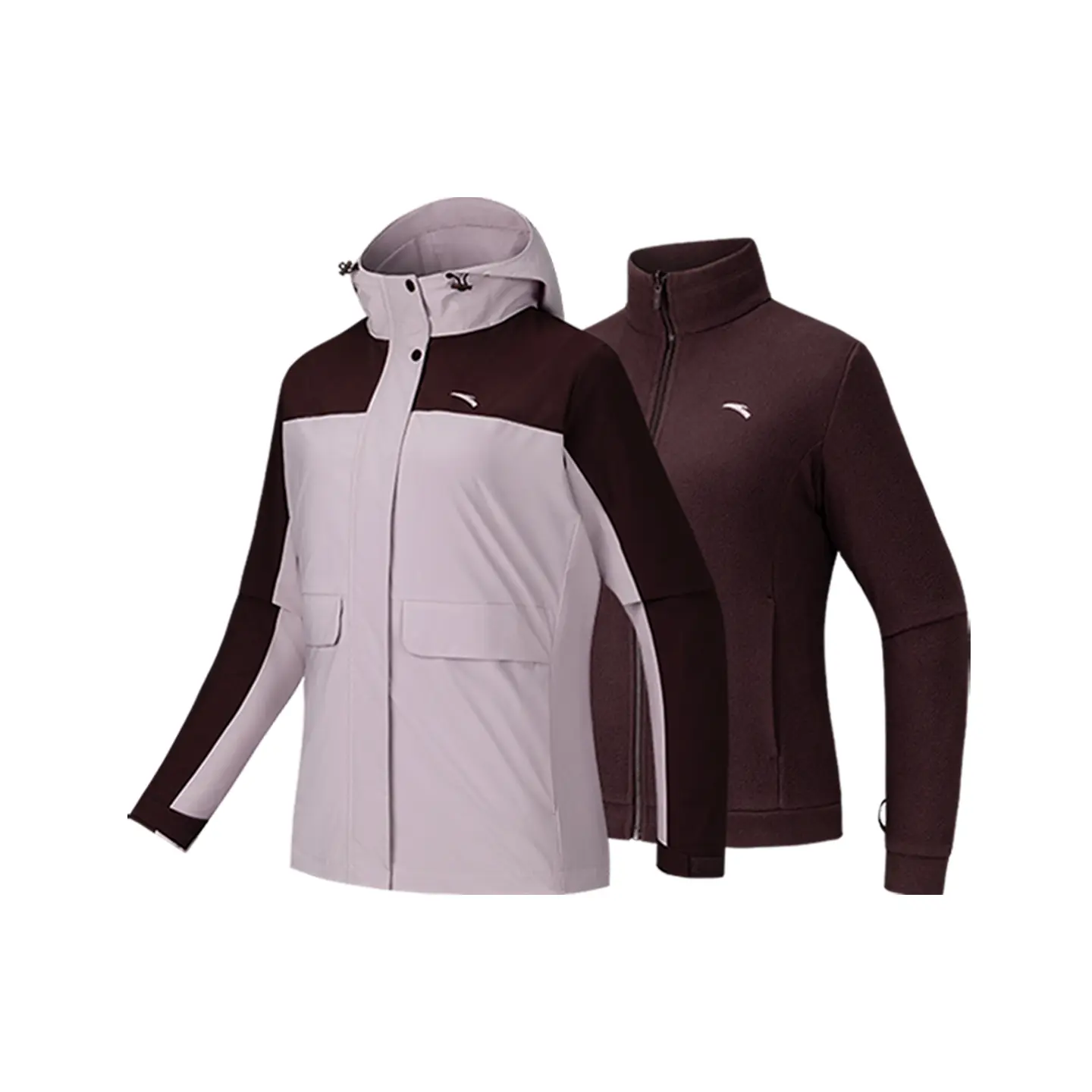 

Куртка для разнообразных тренировок женские ANTA, розовый/коричневый