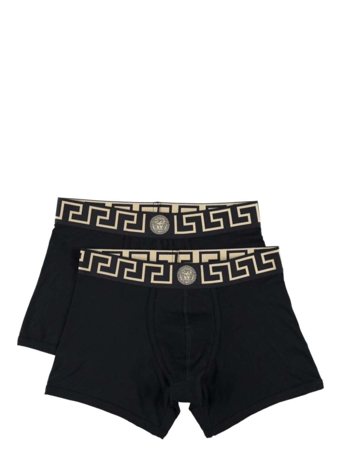 

Versace комплект из двух боксеров с узором Greca, черный