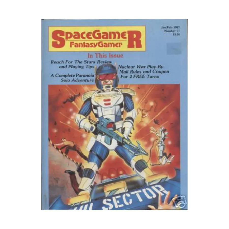 

Журнал #77 "Paranoia Solo Adventure", Space Gamer Magazine (Various Publishers)
