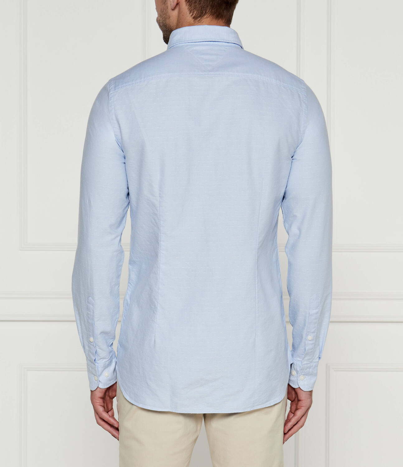 Рубашка Tommy Hilfiger OXFORD Slim Fit, бирюзовый — фото 4