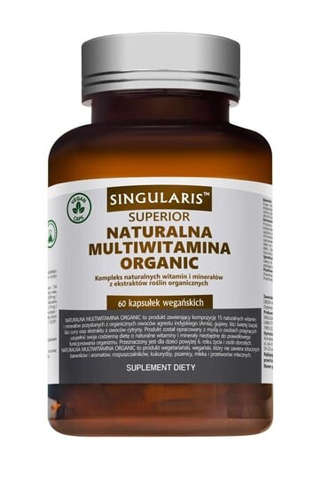 

Singularis Superior, Органические натуральные поливитамины, 60 капсул