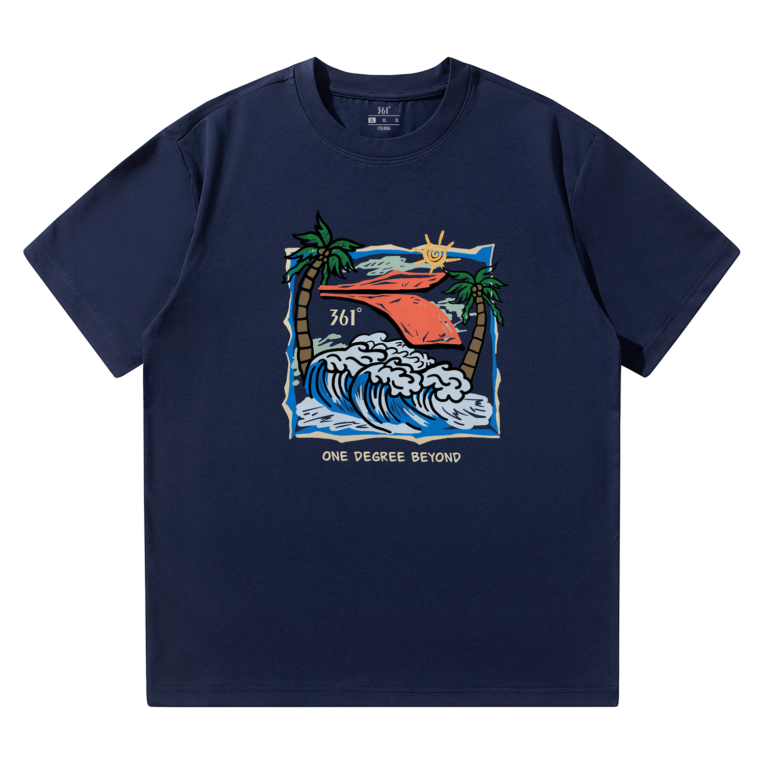 

361° Футболка Unisex Rush Blue Crew Neck Moderate Straight Fit