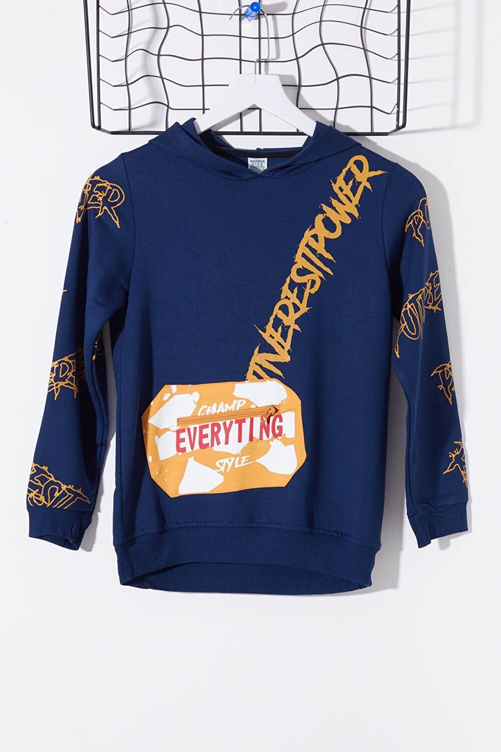 

Толстовка с капюшоном Boy's Everything Printed 14017 My Serenad, темно-синий