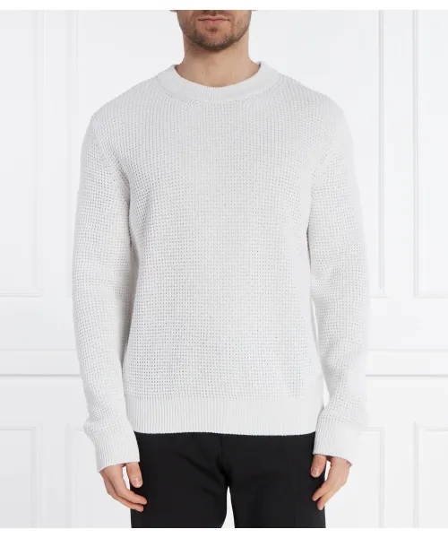 

Свитер Сауи Loose fit Hugo, белый