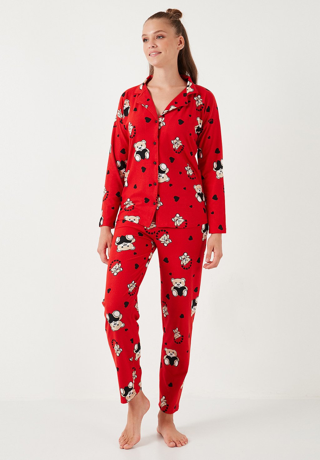 

Пижамный комплект REGULAR FIT SET LELA, красный