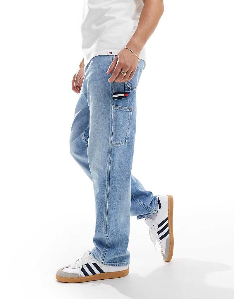 

Tommy Jeans – Голубые джинсы-скейтеры Carpenter
