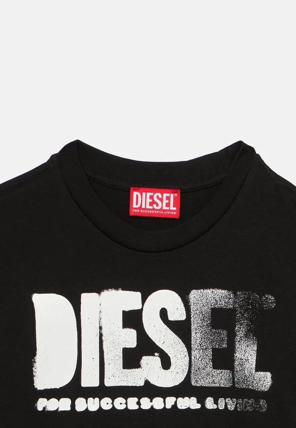 Футболка унисекс с принтом thide over Diesel, Nero — фото 3
