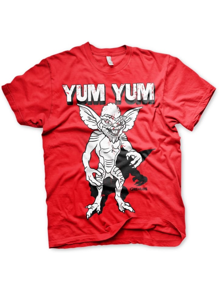 

Футболка Yum Yum T-Shirt красного цвета Gremlins, Красный, Футболка Yum Yum T-Shirt красного цвета Gremlins