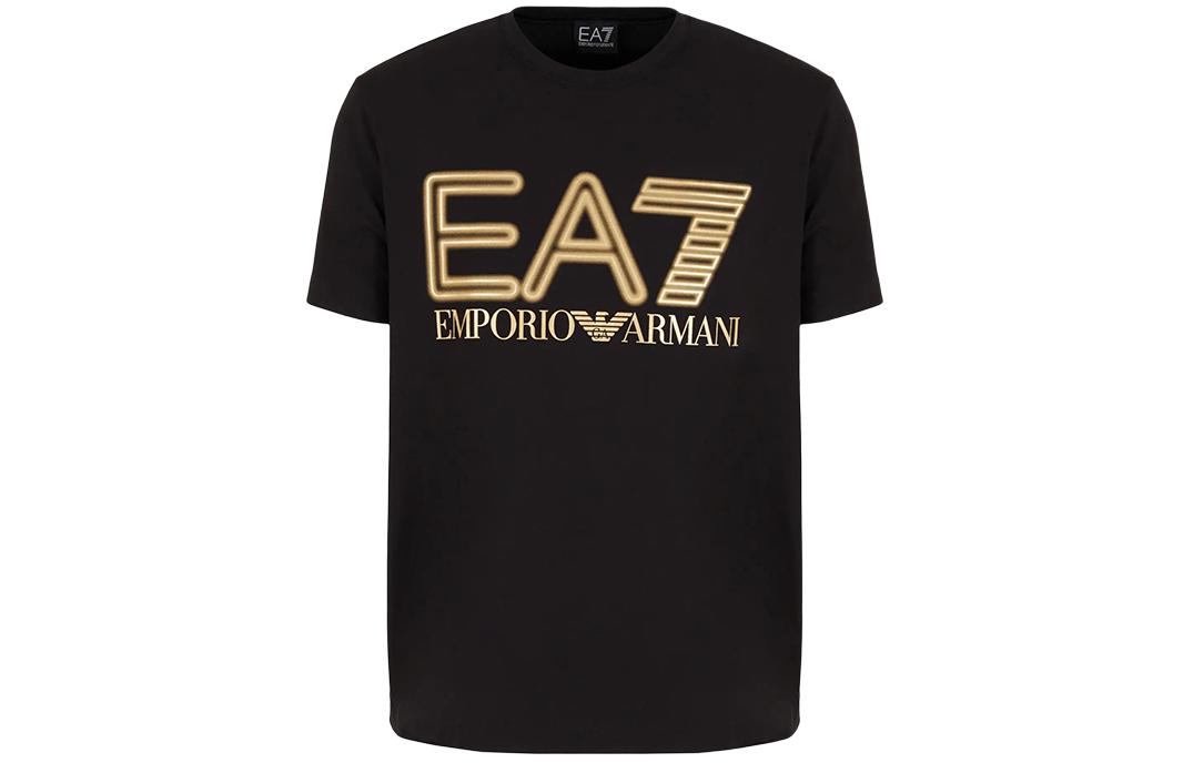 Футболка EA7 SS24 мужская EMPORIO ARMANI, черный — фото 2