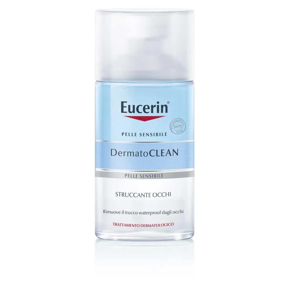 

Eucerin Dermatoclean Eye Водостойкая жидкость для снятия макияжа с глаз 125 мл