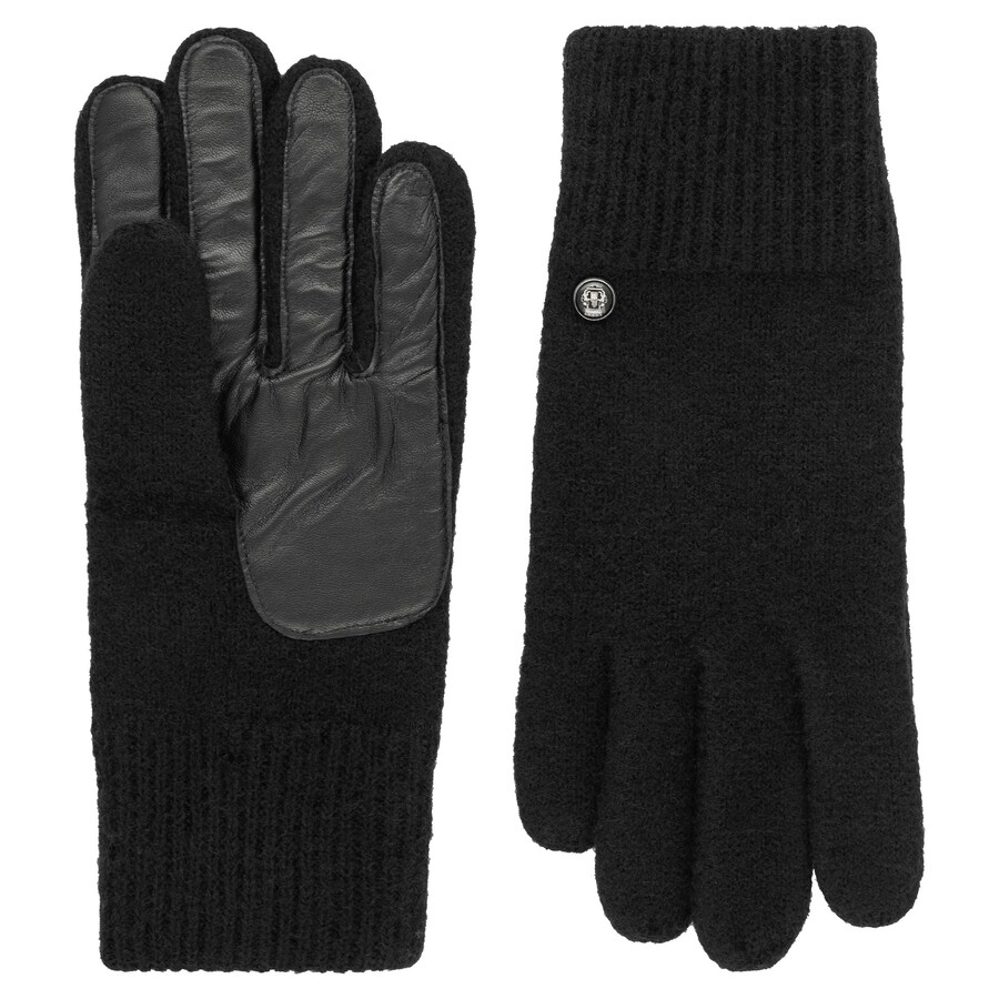 

Перчатки с закрытыми пальцами Roeckl KLASSISCHER WALKHANDSCHUH MIT LEDERINNENHAND, Black