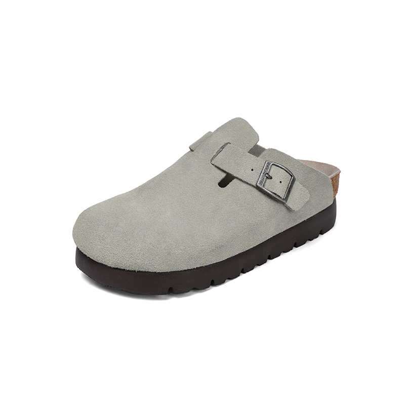 ASFVLT SNEAKERS Кроссовки женские с пробковой подошвой бесшумные устойчивые к истиранию противоскользящие закрытый нос светло-хаки, цвет Light Khaki — фото 2