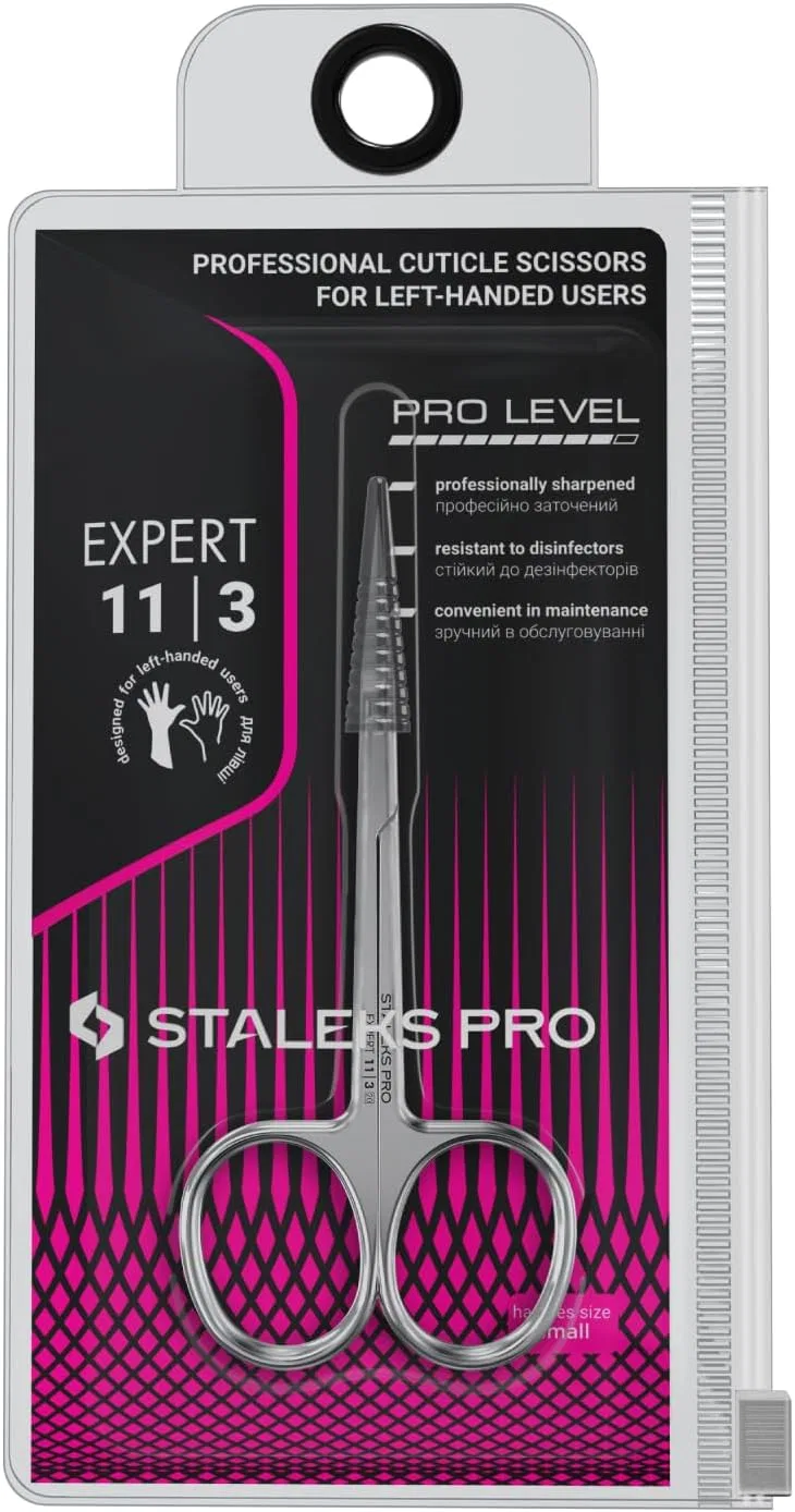Ножницы для кутикулы STALEKS PRO Expert 11 Mano SE-11/3, левое лезвие 23 мм Staleks Pro — фото 2