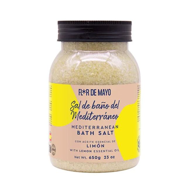 

Соль для ванн с лимоном Mediterraneo Flor De Mayo, 650 гр