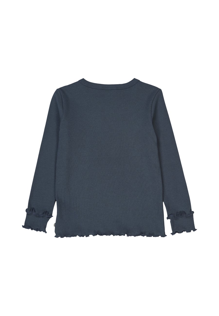 Топ Müsli by GREEN COTTON Long sleeved top, Night Blue/Dark Blue — фото 2