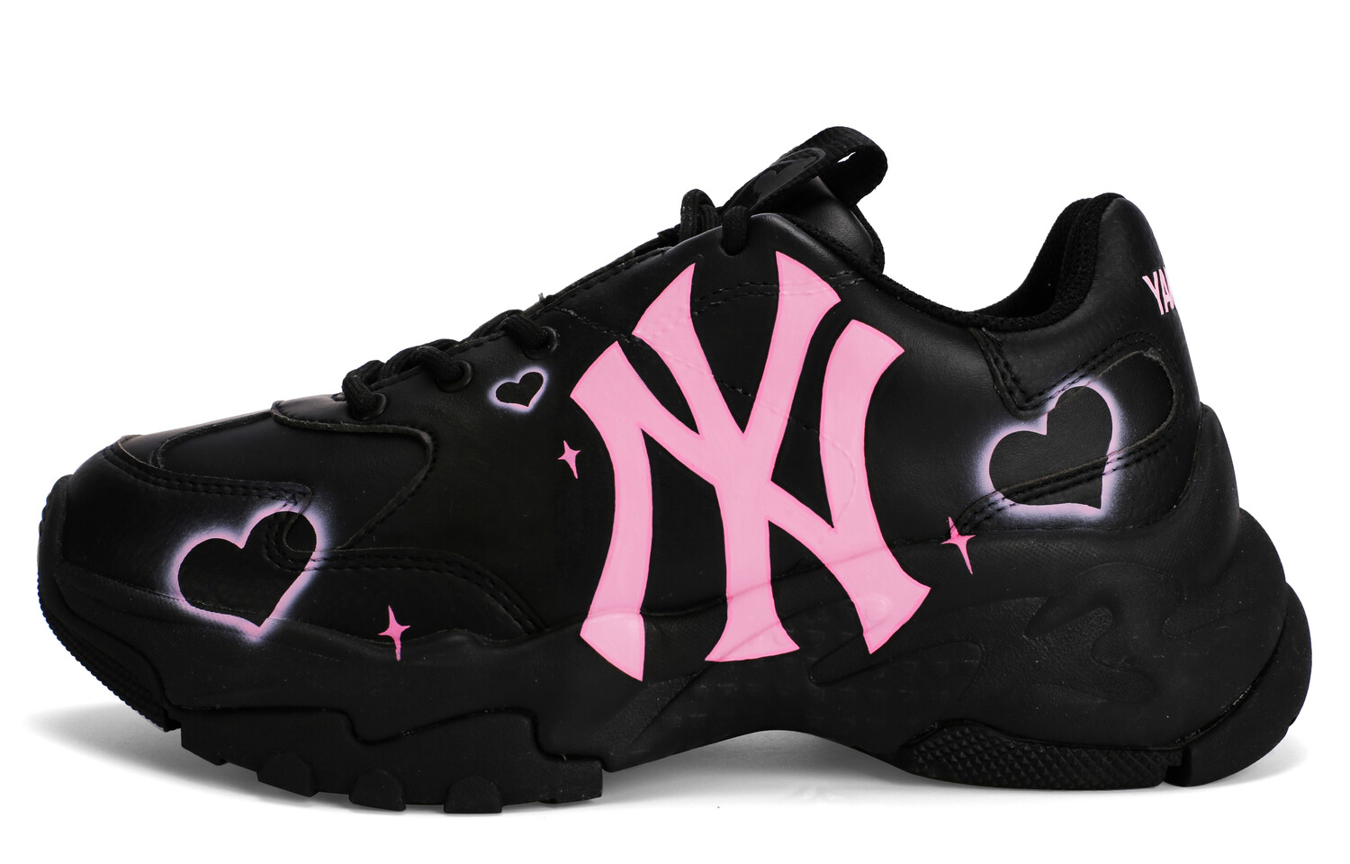 

Кроссовки MLB Big Ball Chunky Chunky Sneakers Unisex Low-top Black, черный