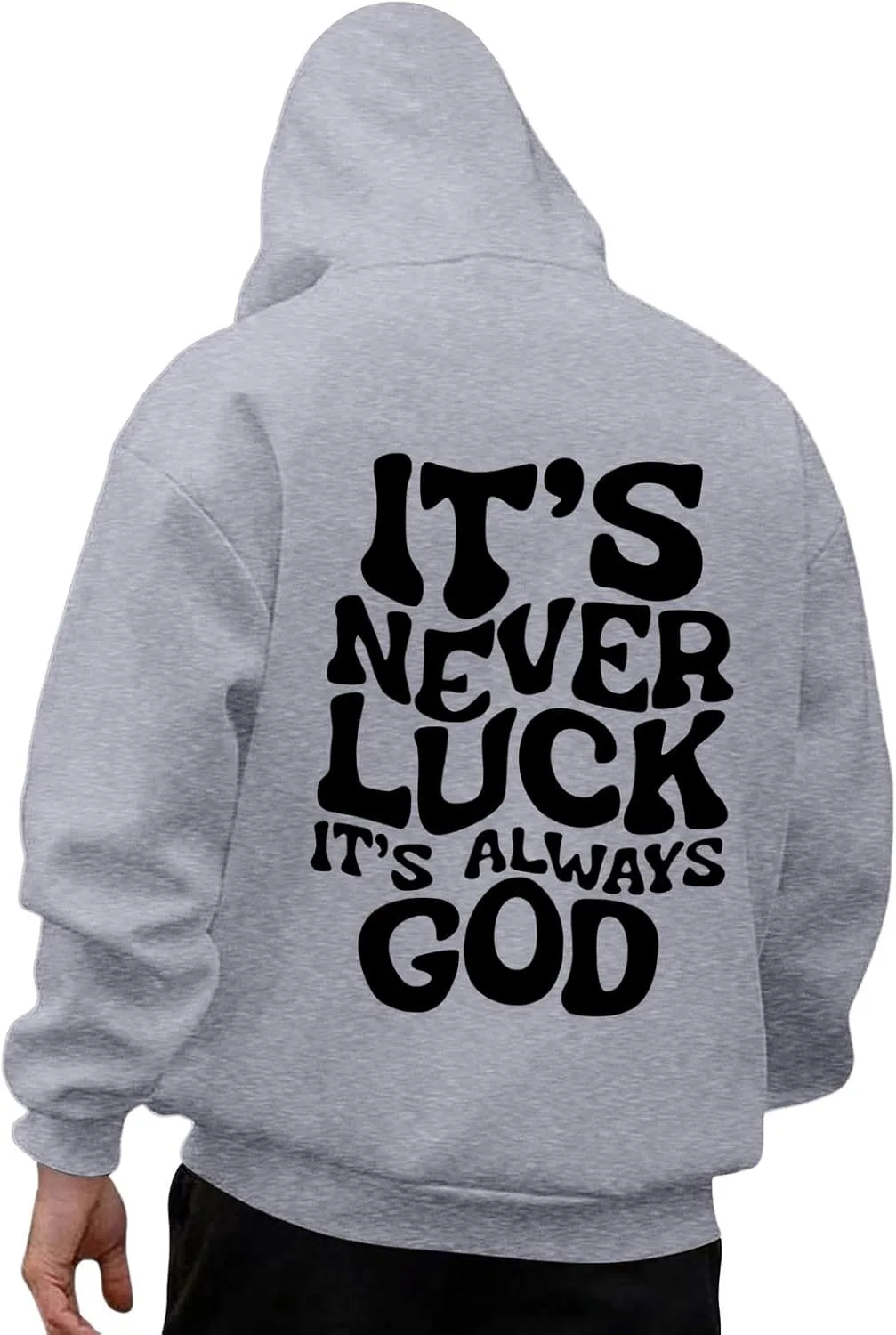 

Толстовка с капюшоном для мужчин, оверсайз, с принтом и карманом