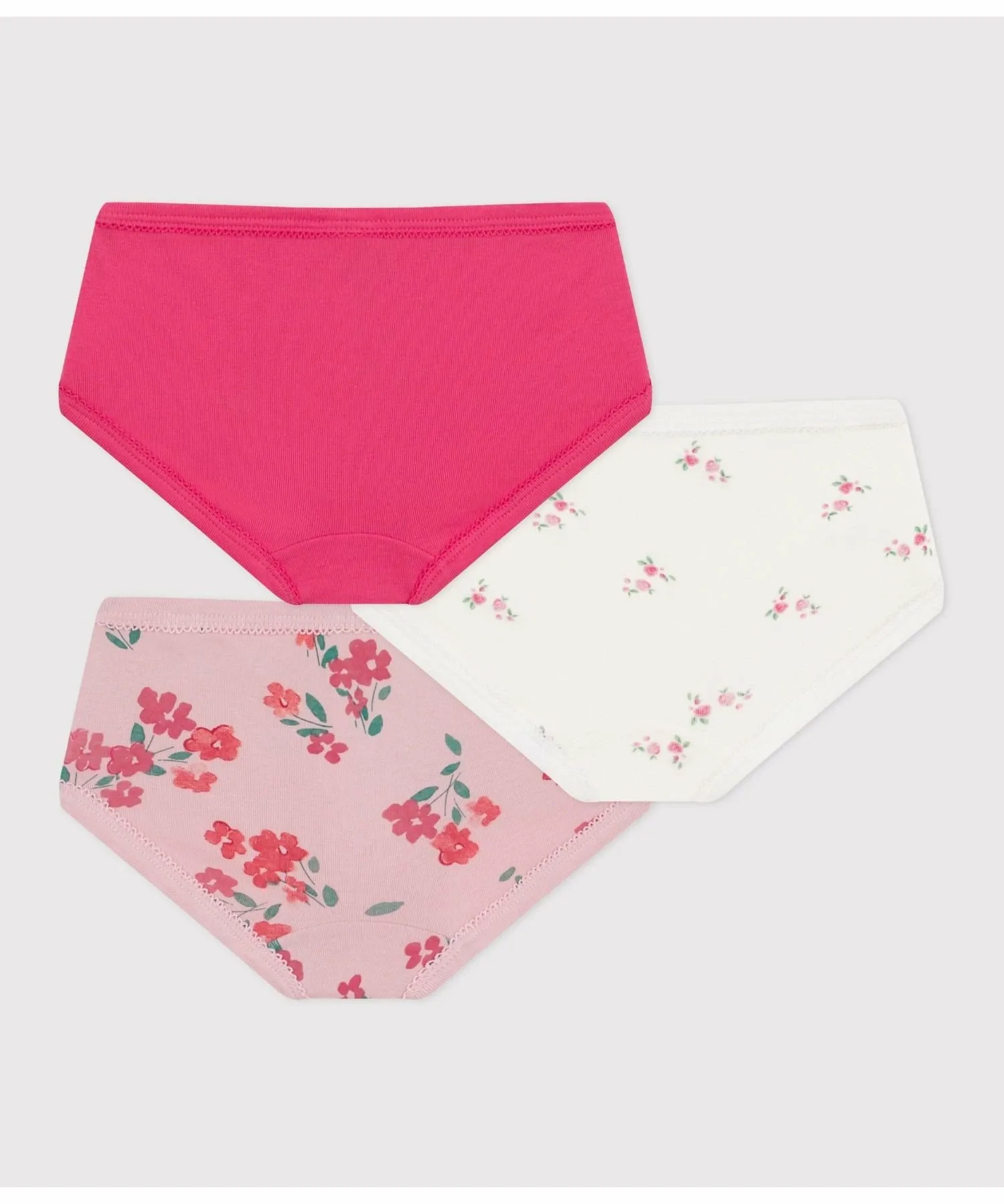 Шорты с высокой талией (комплект из 3 штук) PETIT BATEAU, Multicolor 1 — фото 2