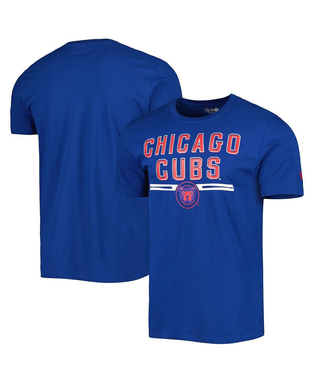 

Мужская футболка для тренировки ватина Royal Chicago Cubs New Era